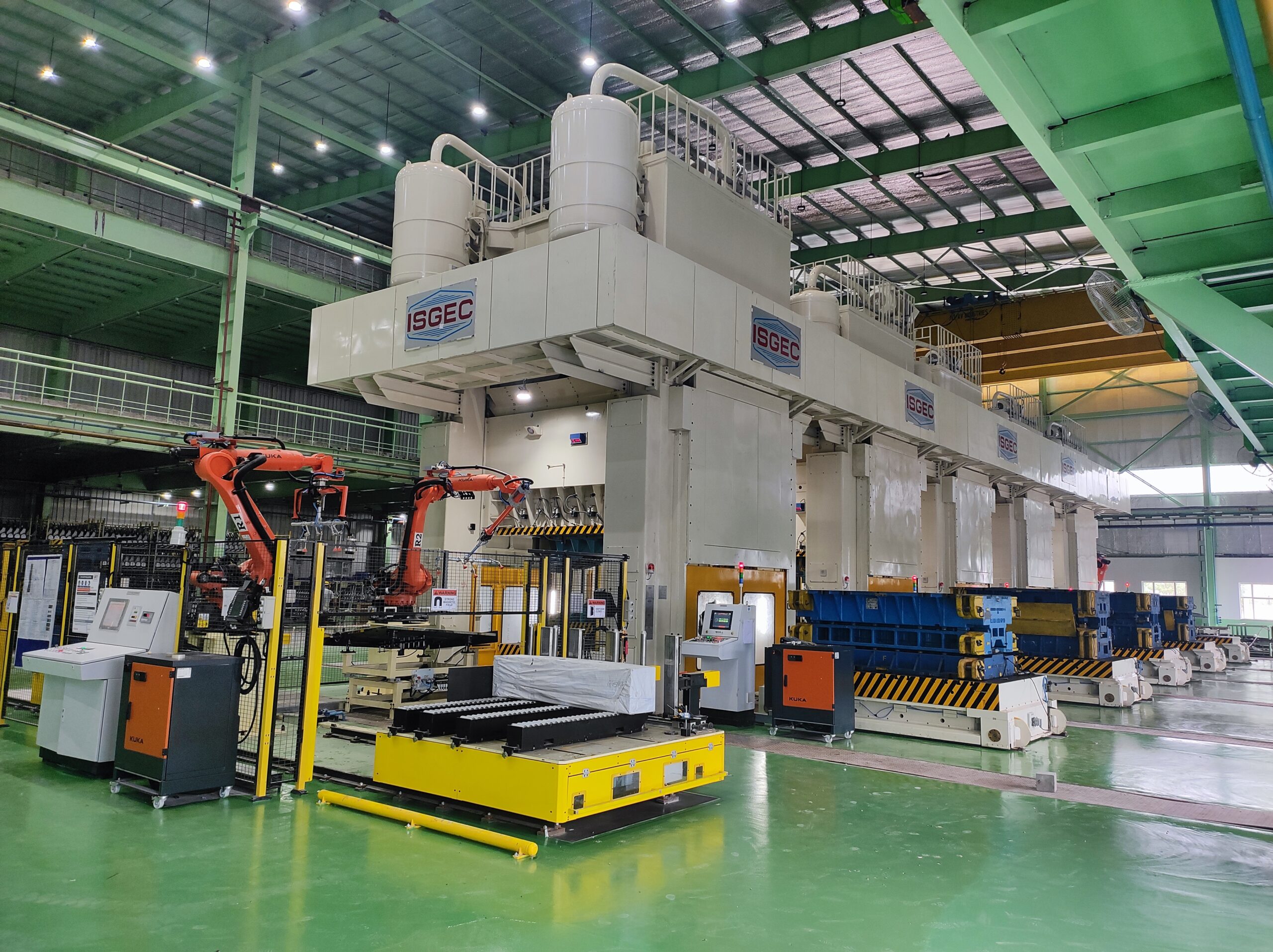 Tandem Press Lines – Nagata, India-1250T Tandem Press Line